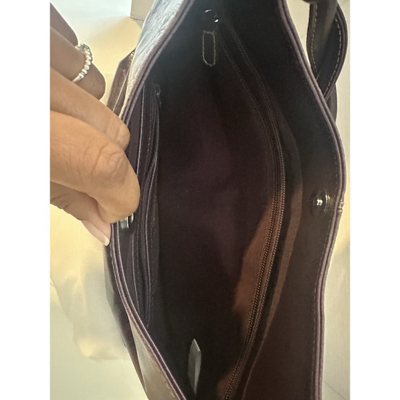 Peca & Pack Collection Purple Leather Shoulderbag - Picture 7 of 12